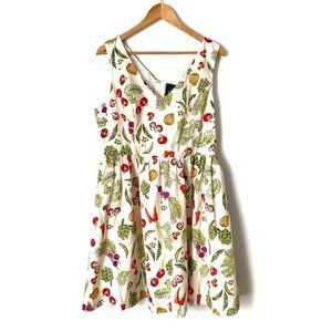 Modcloth Dresse Vegetable Pleasant Temperament Dress Size XL